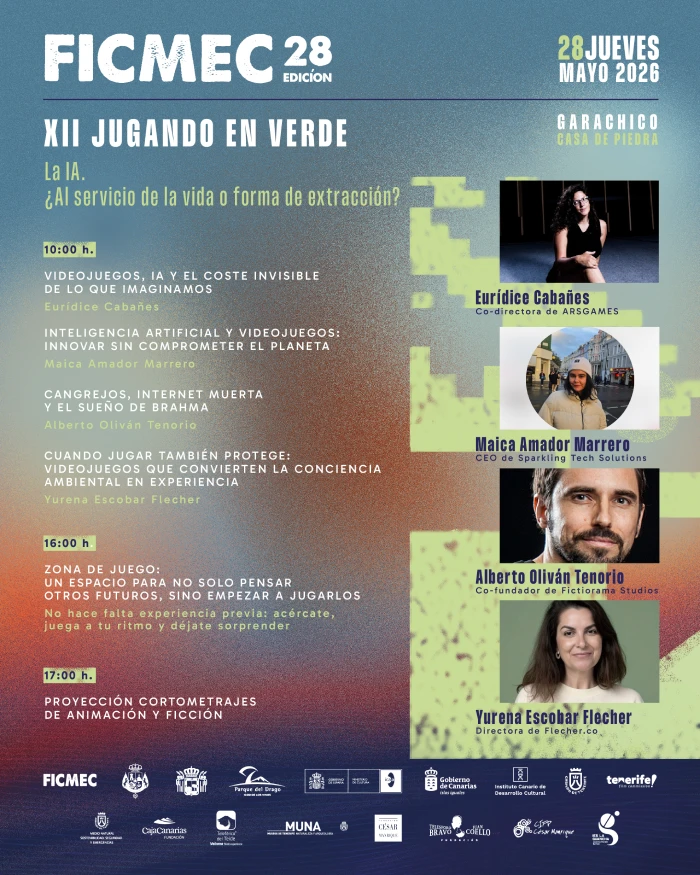Cartel Jugando en Verde